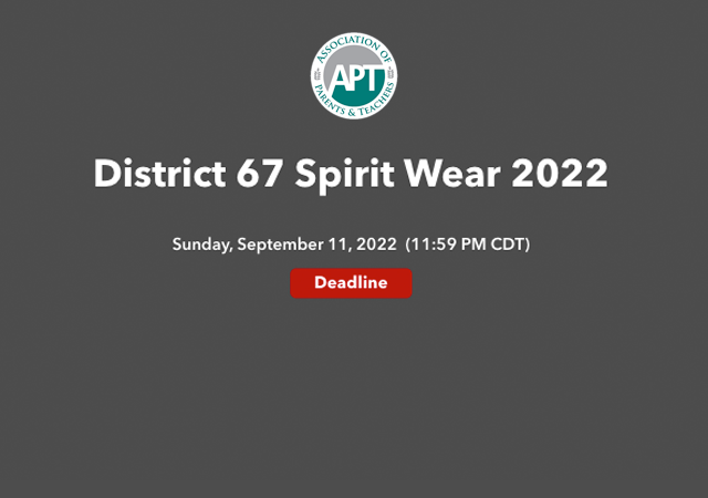  District 67 Spirit Wear 2022