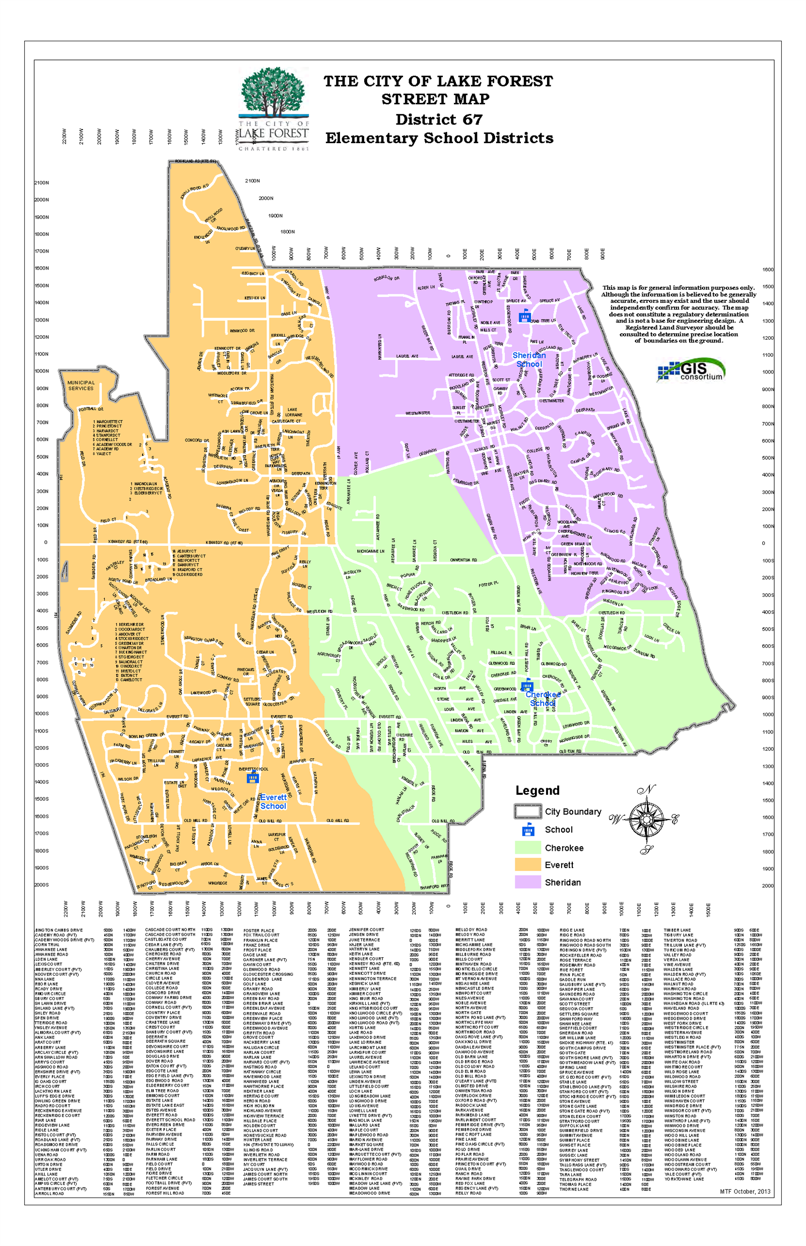 District 67 Boundary Map
